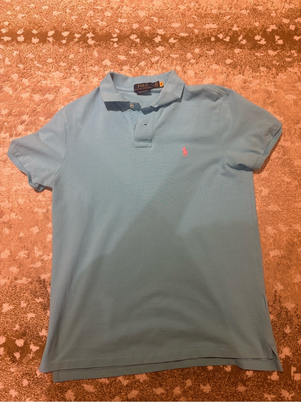 Polo Ralph Lauren Light Blue Polo Custom Slim Fit Men's Medium - WORN ONCE